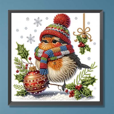 Weihnachts DIY Edelstein Kunst Diamant Malerei Kits für Zuhause Büro Wanddekor Spezielle Form Teilbohrer Diamant Kunst Malereien 30x30cm