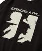 EXERCISE Runner Puzzle Piece Jacquard Knit_Black