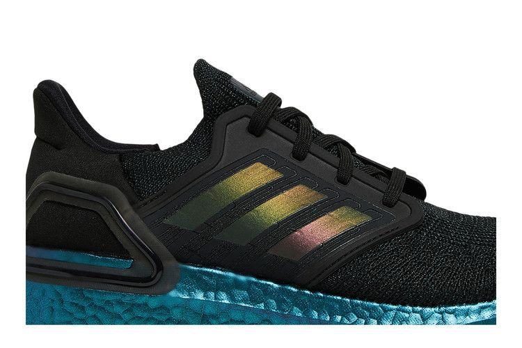 adidas UltraBoost 20 'Black Signal Cyan'