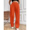 Straight Leg Sports Pants2025 Women Clothes Casual Sweatpants Drawstring Vertical Stripes Straight Sweat Pants