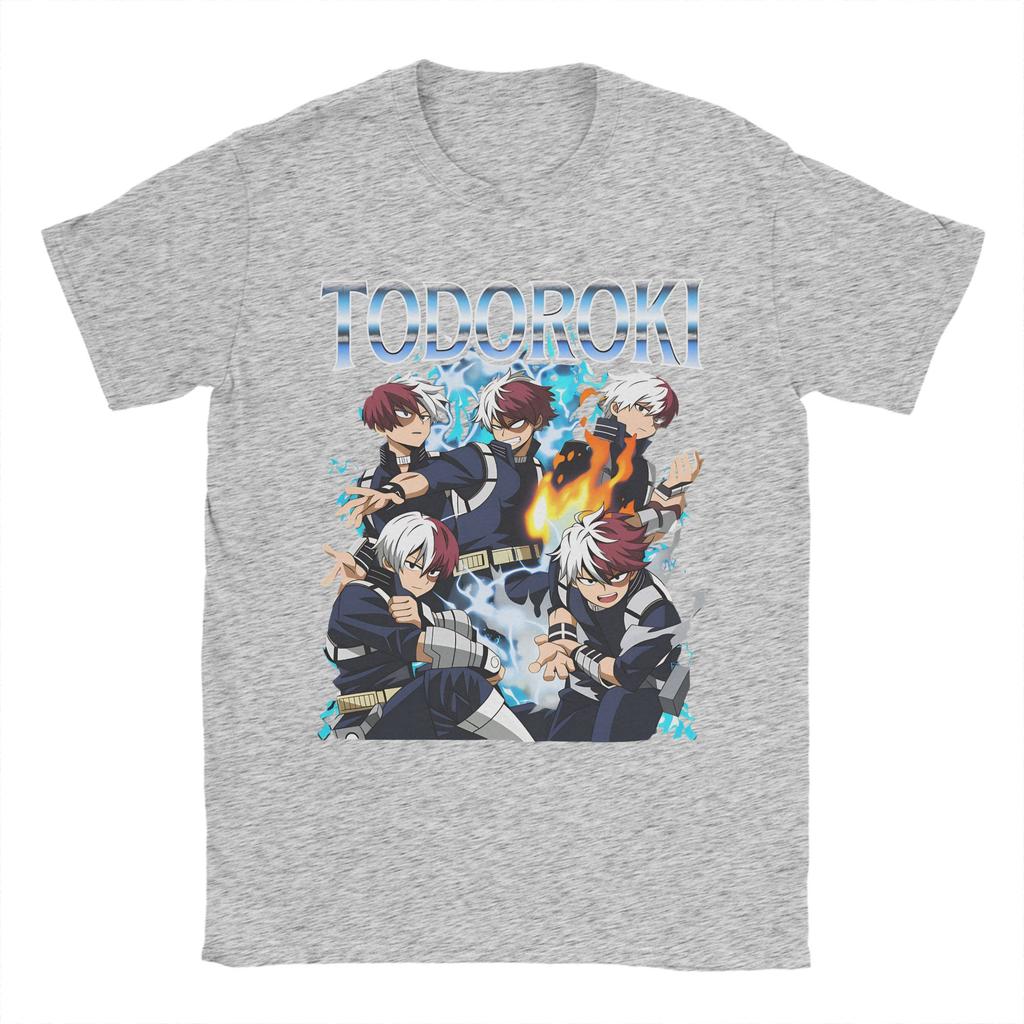 Mens TShirts Midoriya Izuku Deku Funny Cotton Tee Shirt Short Sleeve My Hero Academy T Shirt Round Collar Clothes Plus Size