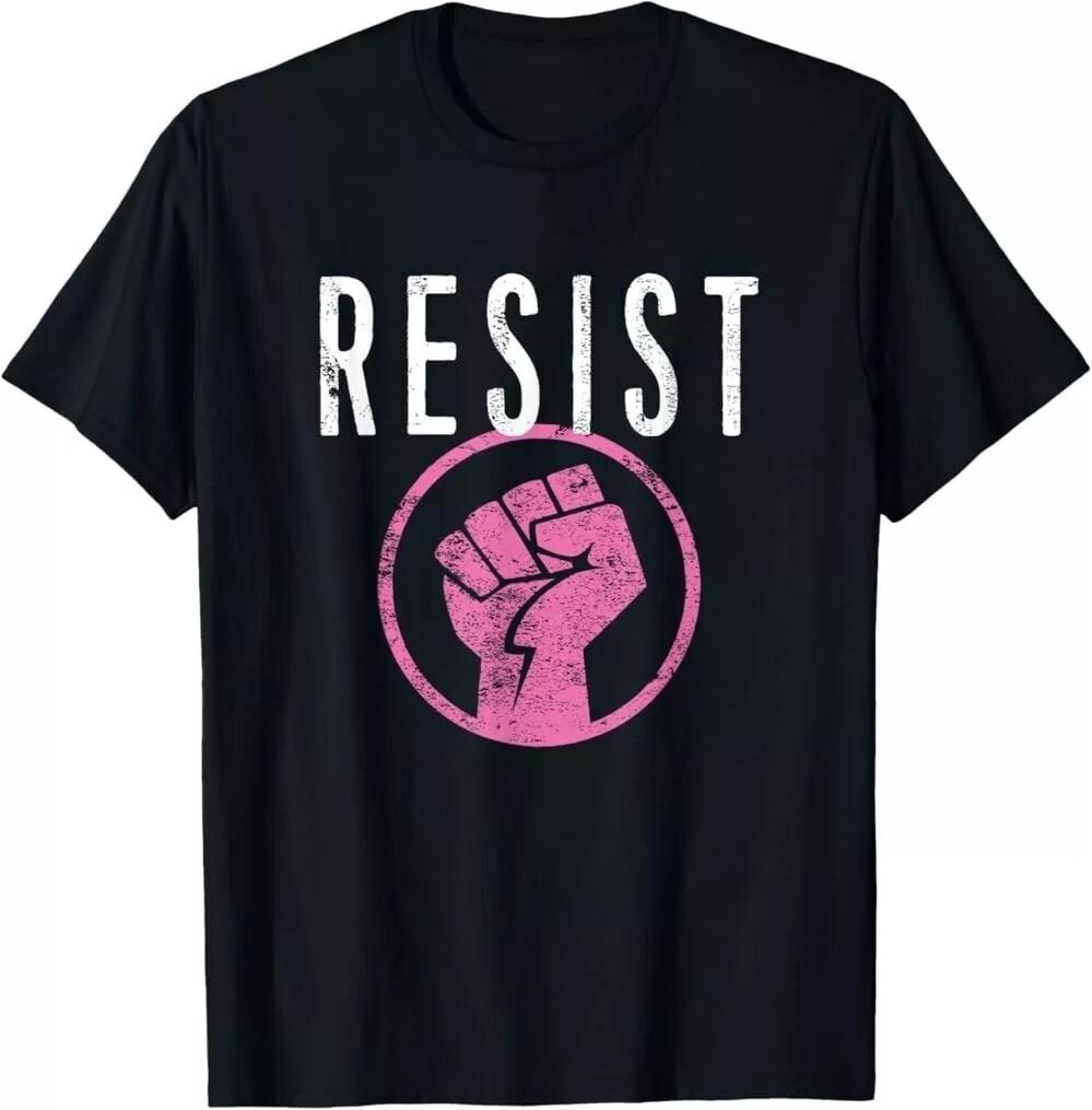 Resist Fist T Shirt - Be Part of the Resistance - Anti Trump T-Shirt S разноцветный