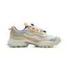 New ANB x LiNing Cushioning Rebound Low Top Casual Shoes Women's Beige Blue AZGV066-4
