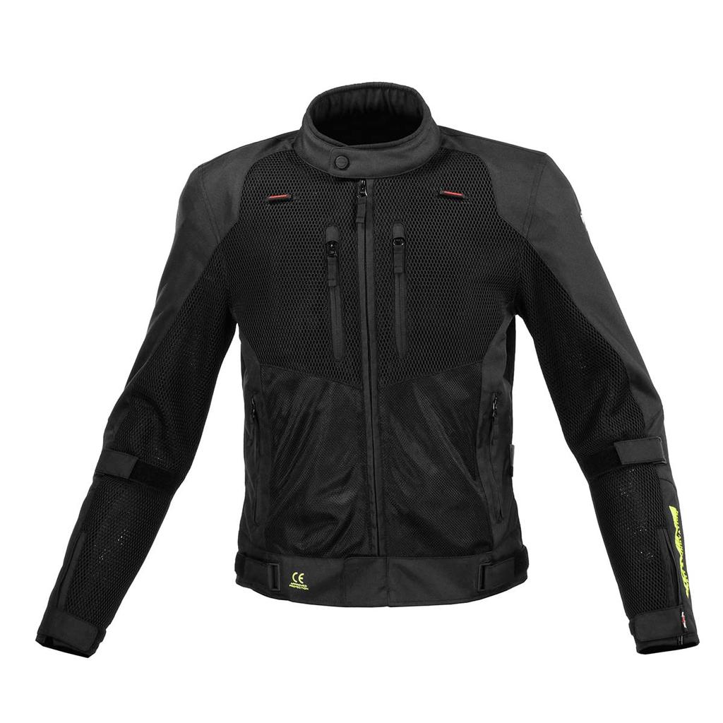 Motorcycle Jacket Protect 3D Airstream Jacket BlackNeon 2XL [KOMINE] JK-1563 07-1563 Men's