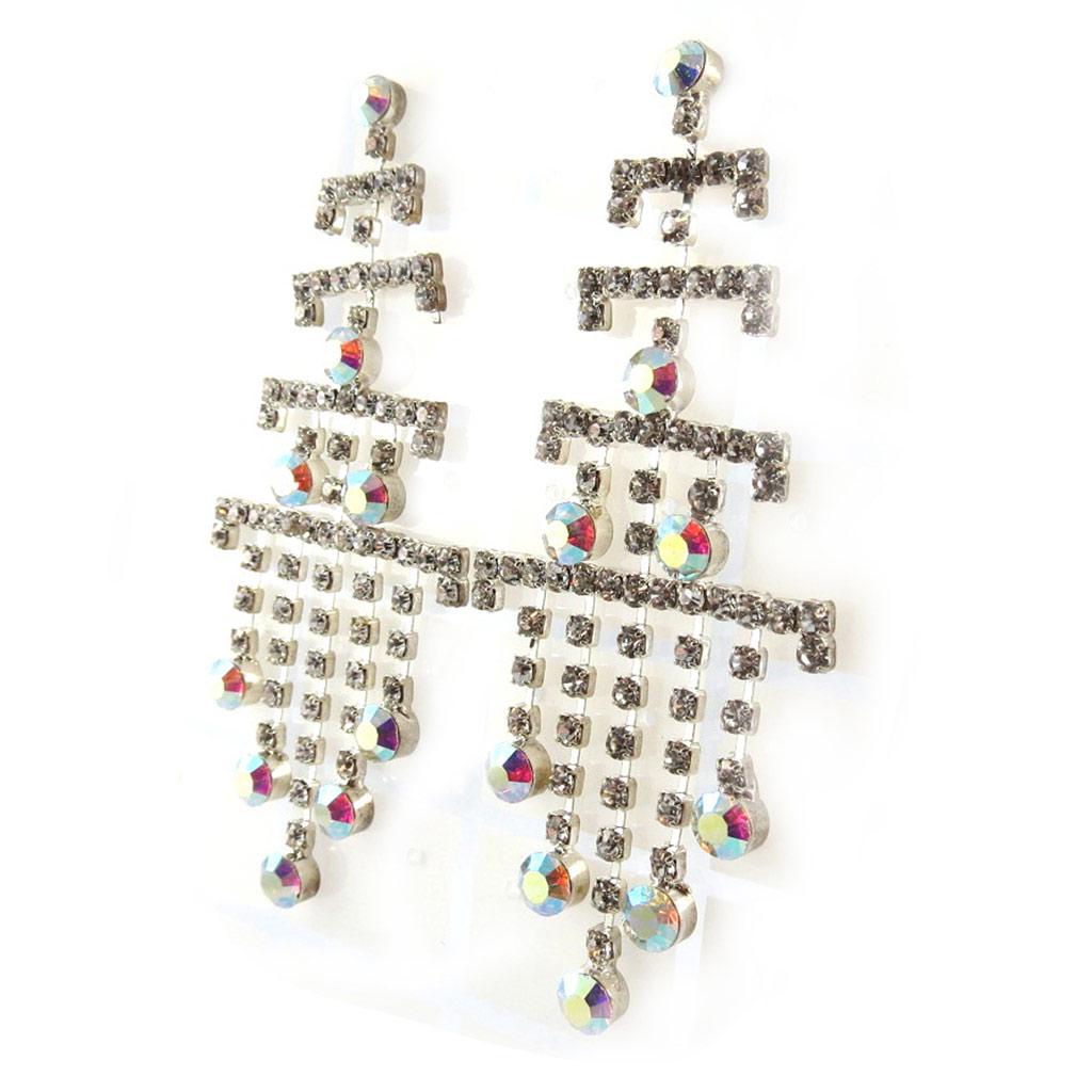 Les Trésors De Lily [F5028] - Boucles 'Diamonds' Blanc