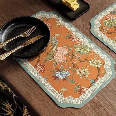 New Chinese Bar Rubber Technology Cloth Absorbent Mat Bowl Tray Cup Washless Drying Mat Kitchen Drain Mat