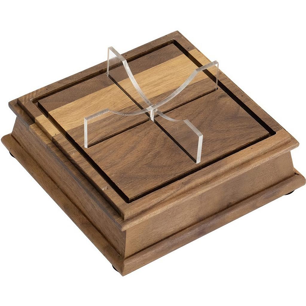 Protective Signature Ball Display Case Solid Wood Base Acrylic Cover Baseball Holder Storage Organiser