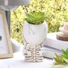 Gothic Halloween Skull Plant Pot Resin Crafts Skull Statue Durable Succulent Planter  Home Decor