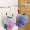 1pcs Stylish Metal Hat Storage Organizer, Versatile Storage Solution for Baseball Caps, Scarves, Belts Wardrobe Hanger