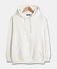 [Non-Fleece Or Fleece-Lined] Basic Standard Fit Plain Hoodie Ivory