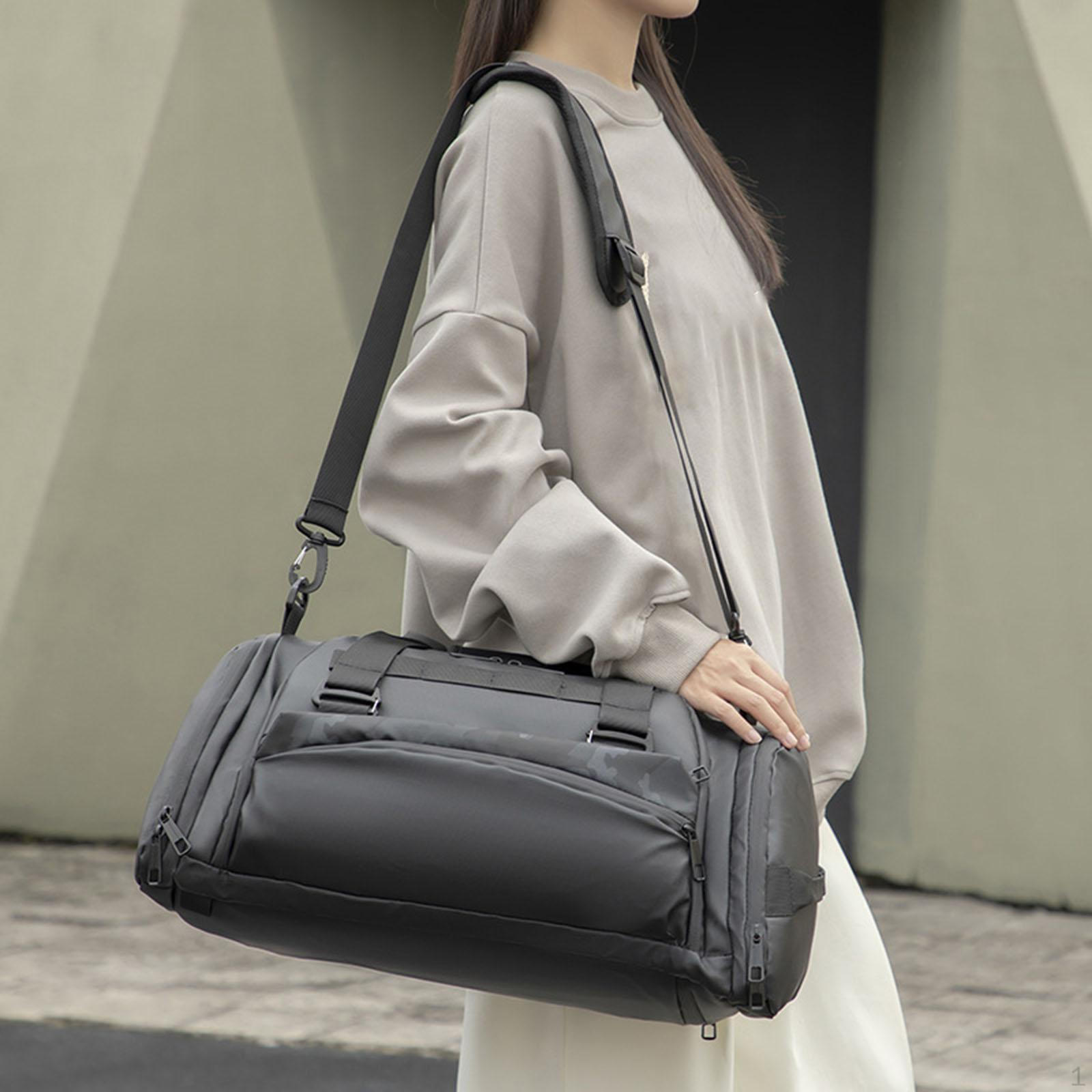 

Спортивная сумка дорожная дорожная мужская женская многоцелевая ночная сумка рюкзак с регулируемым плечевым ремнем S 49cmx26cmx22cm