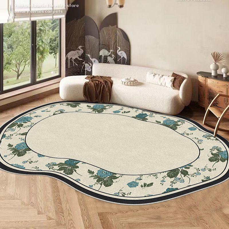 

Ковры неправильной формы для гостиной, спальни, декора, мягкий ковер, современное искусство, ковер для гардеробной, утолщенный противоскользящий коврик 80 * 120 cm