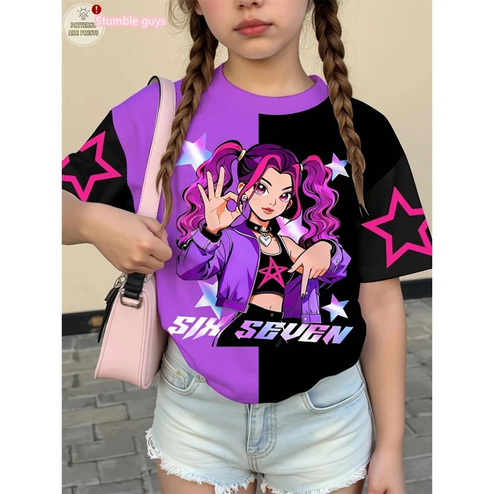 

Boys Summer Game T-Shirt Cool Cartoon Gamer Print Casual Short Sleeve Lightweight Soft Cartton Fashion Tee Tops 110