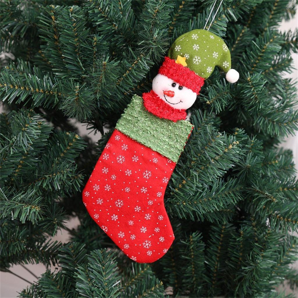 Holiday Hanging Sock Large Christmas Stocking for Christmas Tree Decoration Mantel Display Holiday Party Gifts Bag