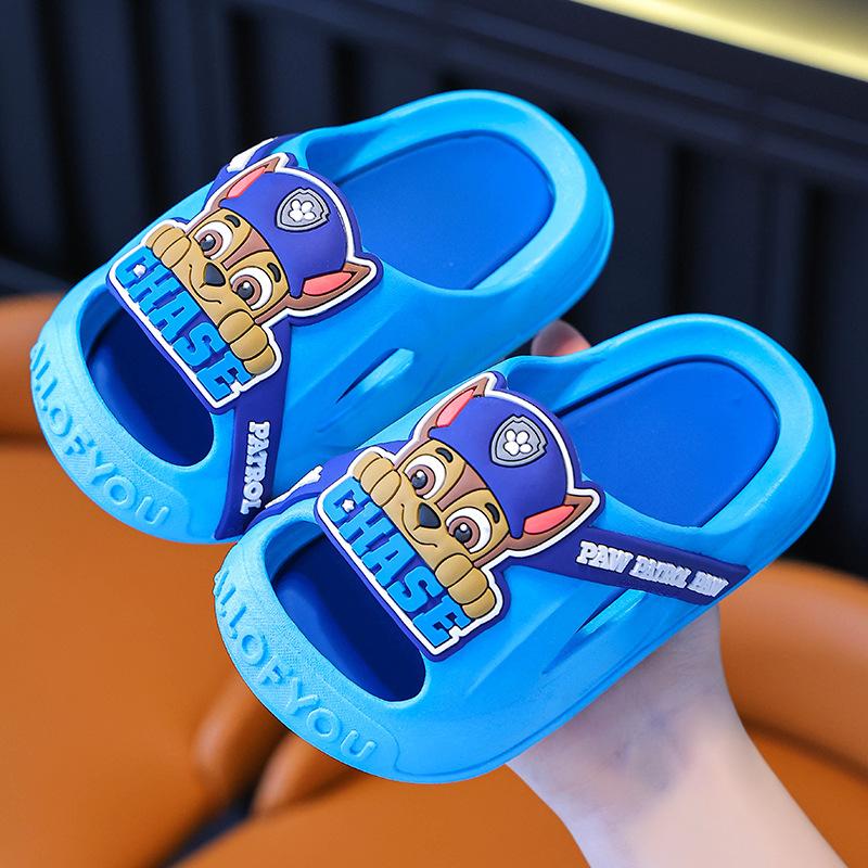 

Paw Patrol Summer Children s Sandals Boys and Girls Non-Slip Soft Sole Toddler Anti-Collision Closed-Toe Cute Baby Slippers 35/36Code(Insole Length21