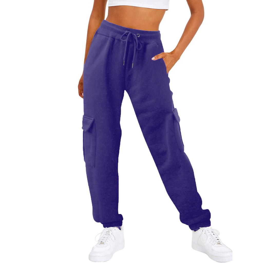 Women's Sweatpants Baggy Casual High Waisted Workout Athletic Bottom Joggers Pants