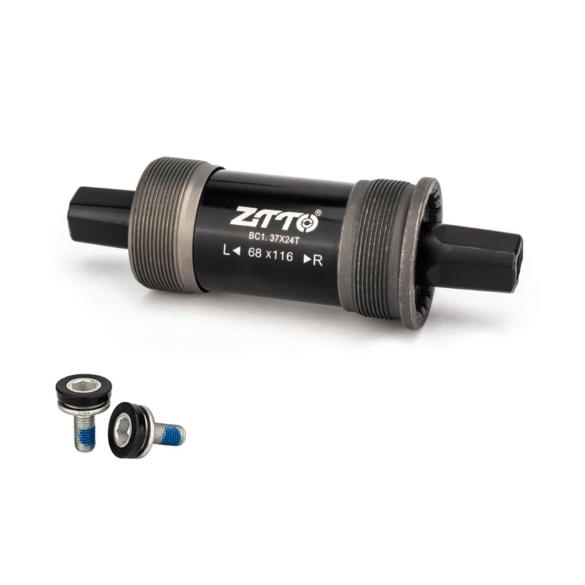 HOUSON Bicycle Bottom Bracket 68mm Square BSA Square Bottom Bracket black
