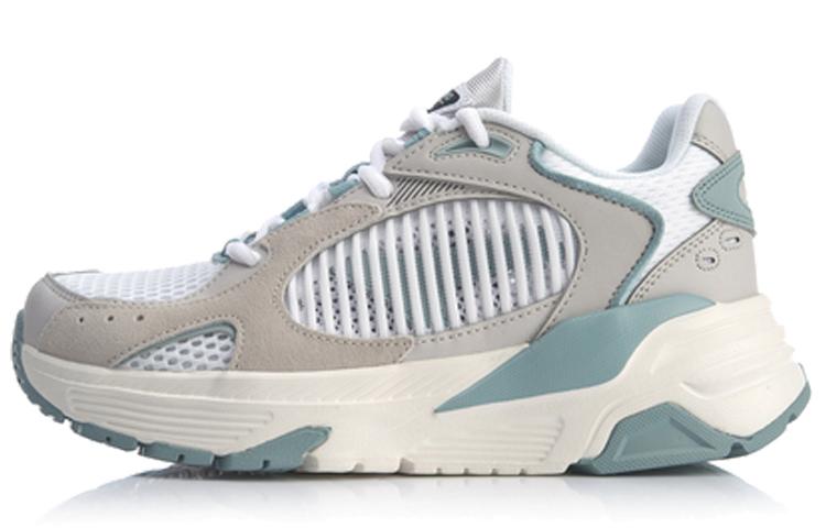 Women's Sneakers Li-Ning Li Ning Breathable Low top Casual Shoes Women's Light Gray Green