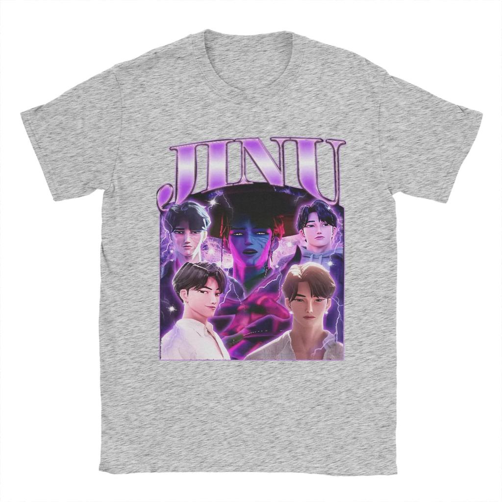 Jinu KPOP Dämonenjäger 90er-Jahre Stil T-Shirt Sommer T-Shirts Herren Baumwolle O-Ausschnitt Übergröße Kleidung Kurze Ärmel Streetwear TOPS