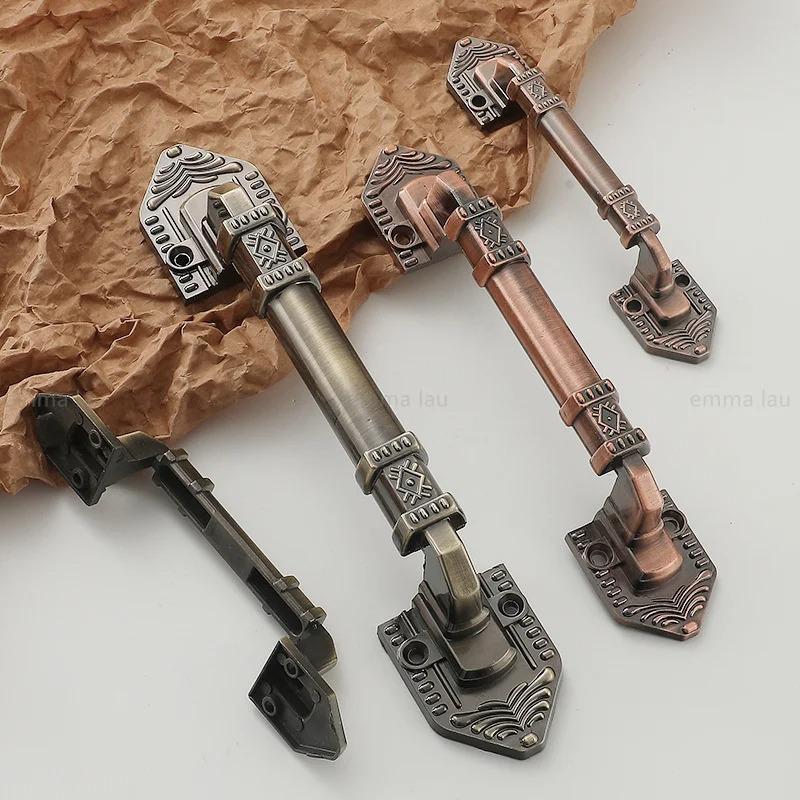Vintage T Bar Cabinet Door Handle Wardrobe Drawer Knobs Red Bronze Kitchen Cupboard Closet Handles Pulls Furniture Accessoris