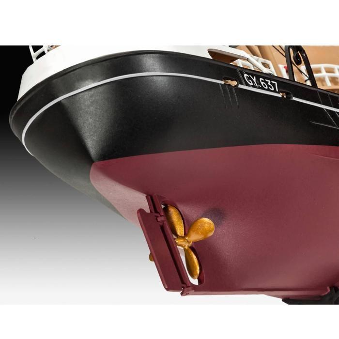 Maquette de bateau de pêche en plastique - revell 1:142 - northsea fishing trawler