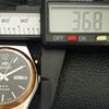 USED ORIENT JAPAN MENS AUTOMATIC DAY&DATE BLACK COLOR DIAL WATCH A432326-2 R111-a432326
