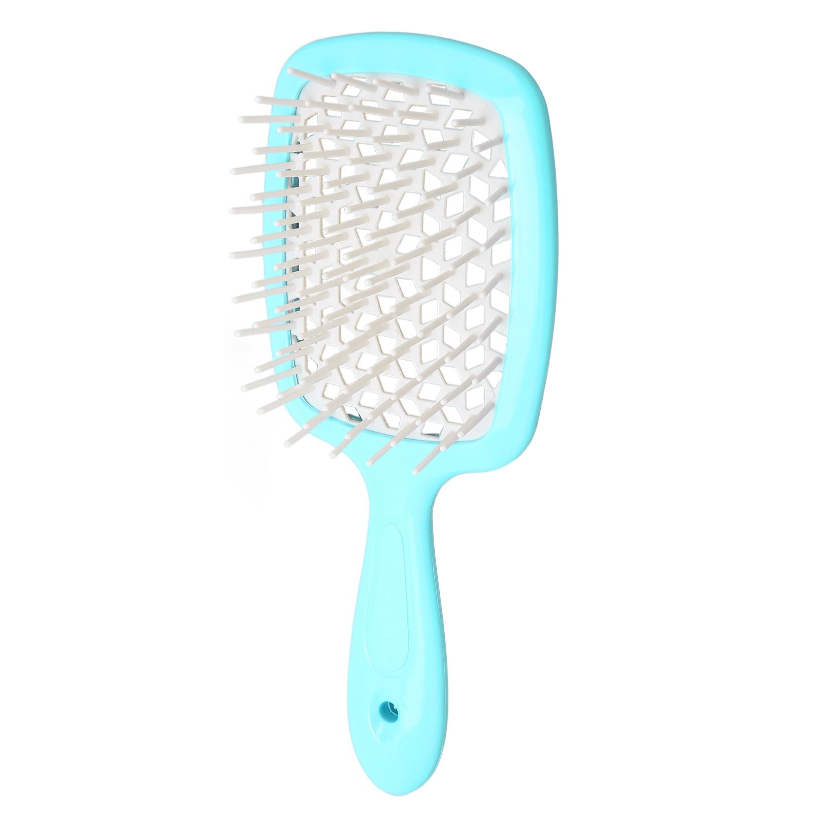 

Распутывающая расческа для волос Быстросохнущая Массажная для кожи головы Вентилируемая Полая Расческа для мокрых и сухих волос Зеленая зелёный