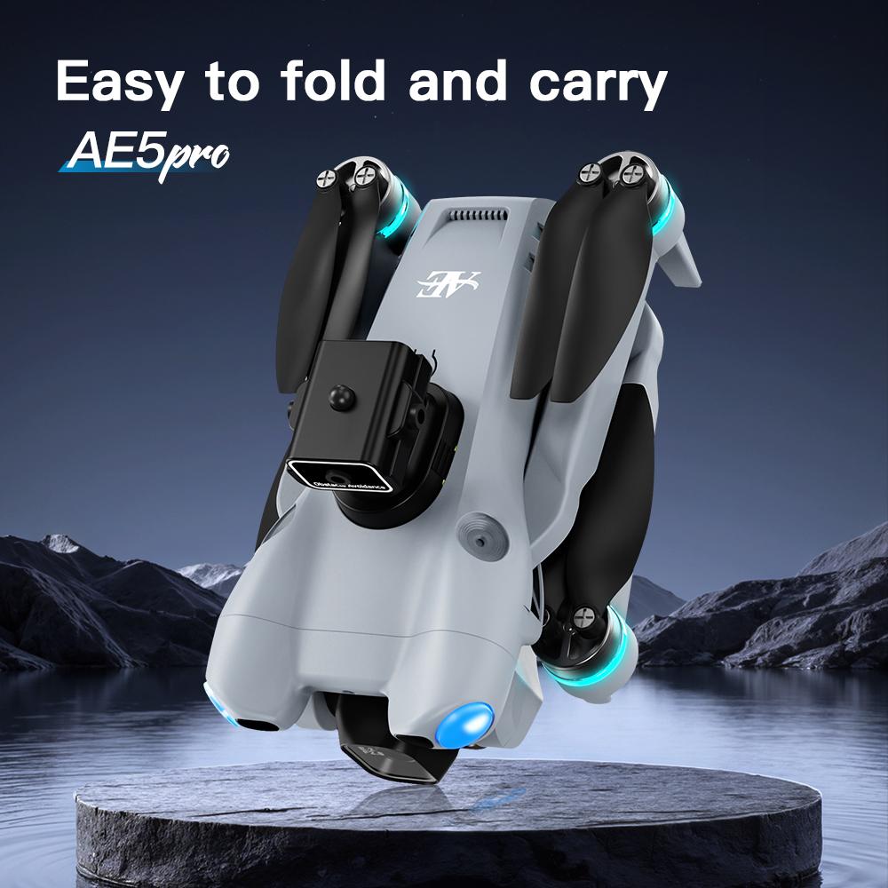 2026 AE19 Drone with Brushless Motor Infrared Five-Way Obstacle Avoidance Dual Camera Optical Flow Positioning Six-channel Gyroscope