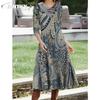 JPNTKY Fashion Summer Spring 1/2 Sleeves Casual Dresses