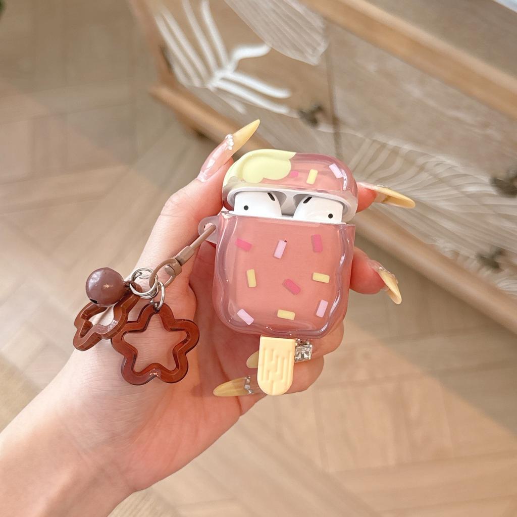 Creative Color Ice Cream for AirPods1 Earphone Case 1/1 Generation Apple AirPods Pro1 Protective Case Female