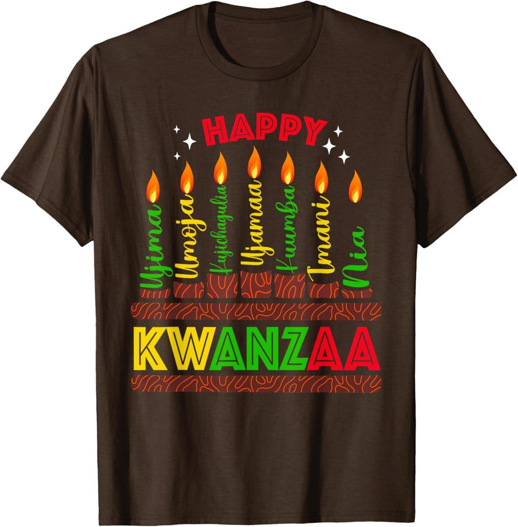 Happy Kwanzaa Seven Principles Of Kwanzaa Fun Unisex T-Shirt