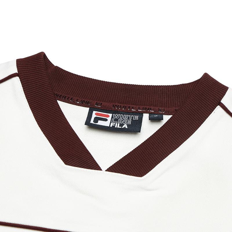 New FILA Sweatshirt Women's Cloud White F11W439215FWT