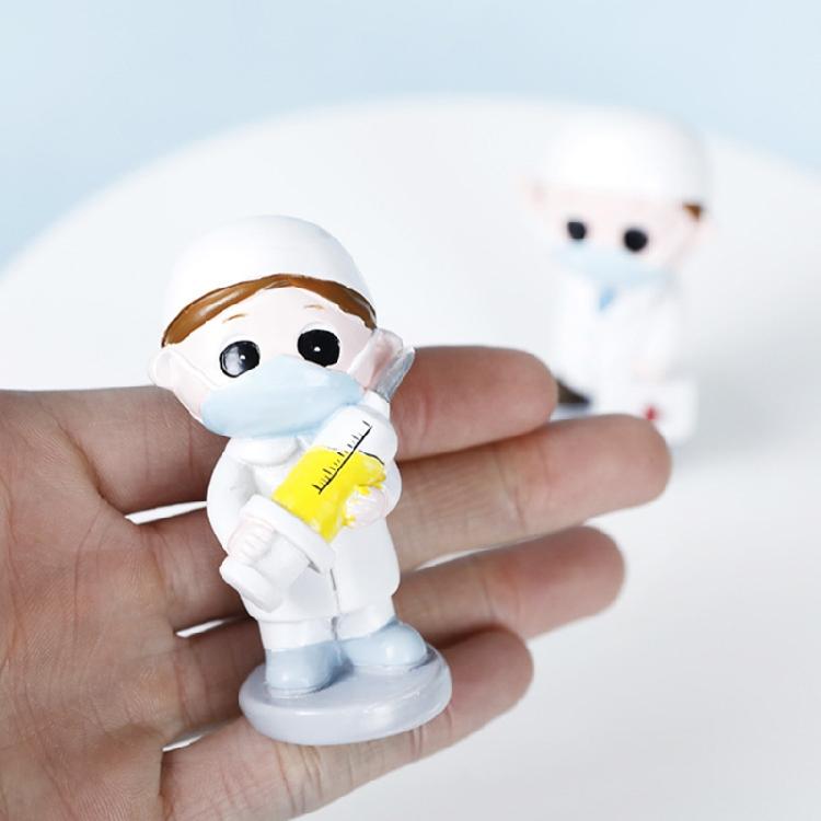 Cake Toppers Desktop Ornaments for Nurse School Students Graduation Gifts