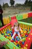 Kids Garden Plastic Freestanding Slide for Children Playground Outdoor King Red-green