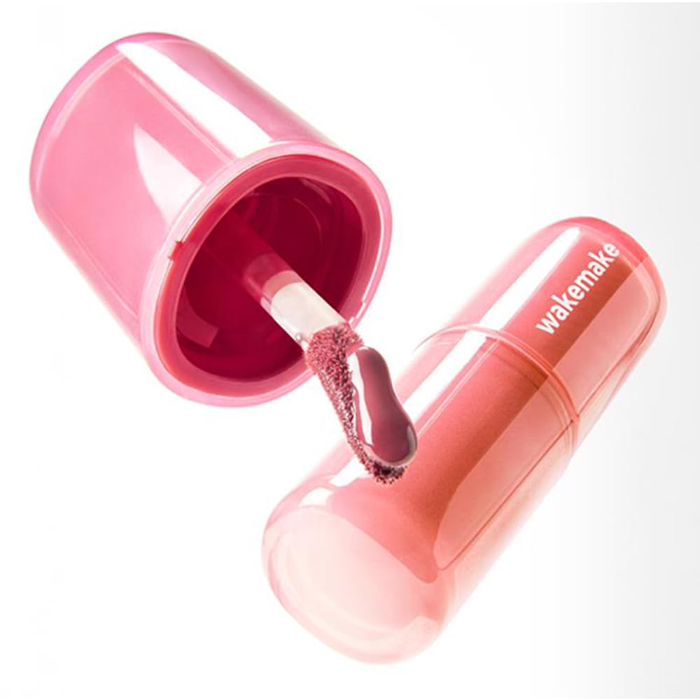 Wakemake Waterful Glow Tint 04 Baked Sheer Lip ein beliebter feuchtigkeitsspendender Lippenstift mit hoher Pigmentierung und Schleimhaut-Tönung, sheer, Farbe.