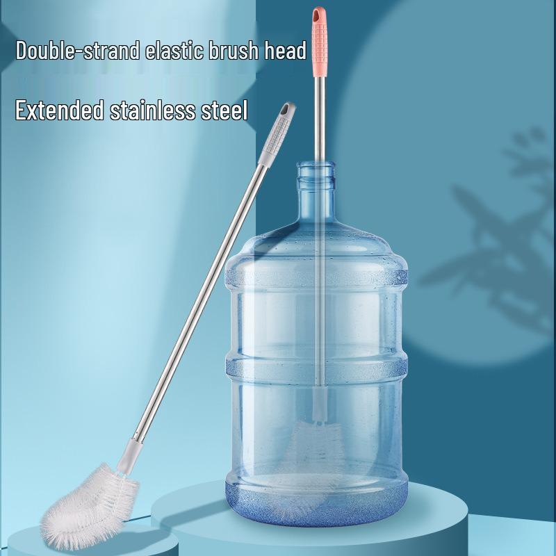 Pure Water Extended Bucket Brush - Long Handle Cleaning Tool for Bottled Water Containers