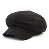 Universal chemistry Vintage Linen Black Newsboy Cap