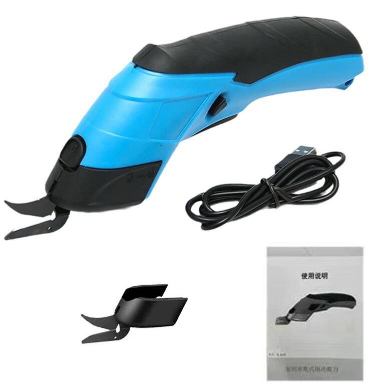 Electric scissors Fabric cutter Leather scissors with tungsten steel blades USB carton Instructions