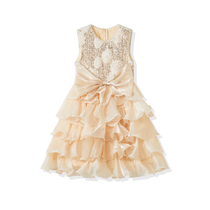 ASK JUNIOR Girls' Summer Sleeveless Princess Dress