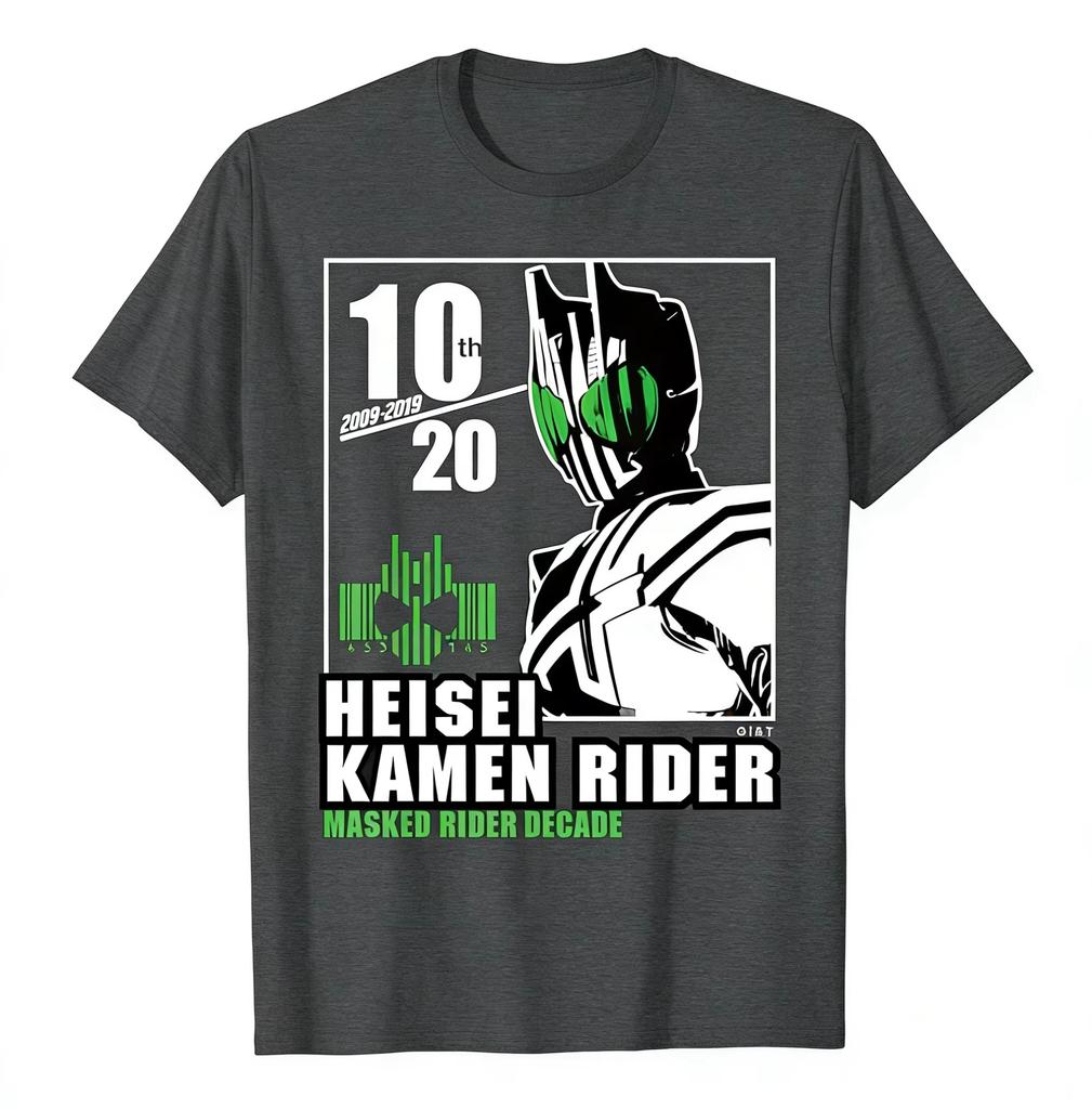 KaUnisex Rider Anime Cartoon Print TShirt Unisex Women Summer Y2k Streetwear Short Sleeve Crew Neck Loose Fit Soft Comfortable Tops