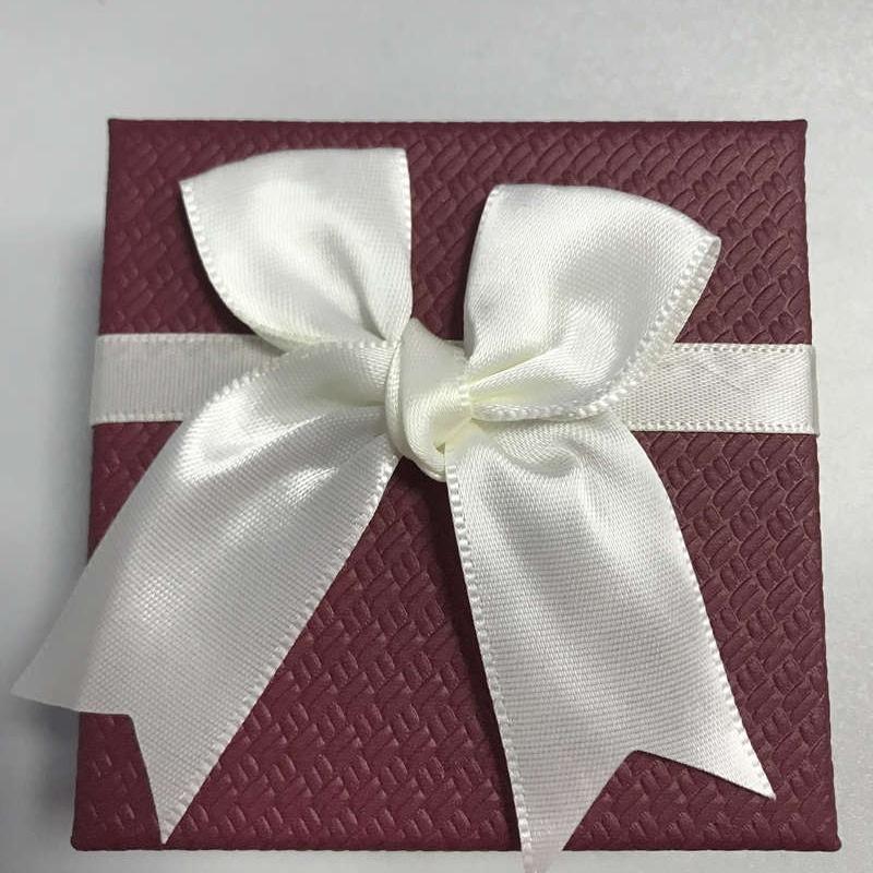 Packaging Box 9*8.5*5.5Cm Bow Bow Packaging Box Paper Watch, Earrings Box For Special Occasions Gift-Giving Jewelry Display