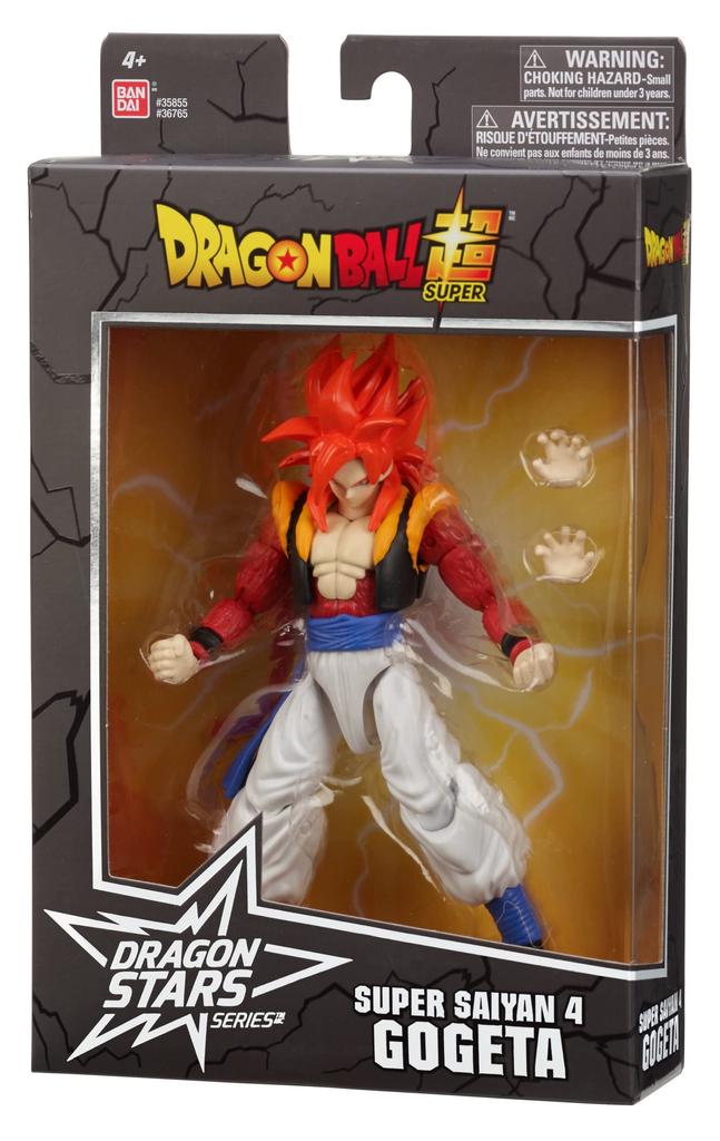 Bandai America Dragon Ball Super Dragon Stars Super Saiyan 4 Gogeta Action Figure 6.5