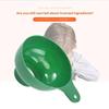 Set da 2 Pezzi Imbuto ad Ampia Bocca di Alta Gamma in Plastica Popolare per Condimenti per Insalate Liquidi Strumenti Ampi Gadget Imbuto a Bocca Cucina Filtro per Conserve