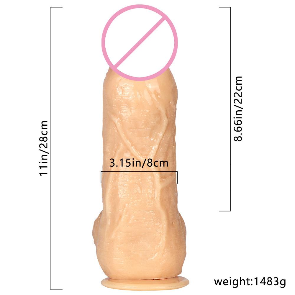 8cm Gorilla Thick Expansion Anus Expansion Yin Heterosexual Giant Anal Plug Simulation Oversized Penis