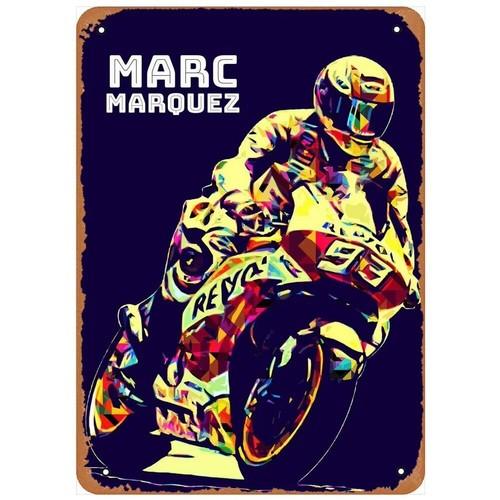 

Motorcycle Racer VintageStyle Tin Sign Man Cave Art Retro Decor aluminum 20x30cm