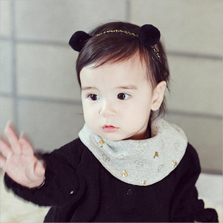 

kawaii flower headband rabbit ears turban headband baby girls kids hair bows head bands accessories for children headdress
