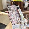 Kickstand Dirt-resistant Phone Case For Nokia C22 Soft Case Anti-dust Cartoon Phone Holder Back Cover Waterproof Durable