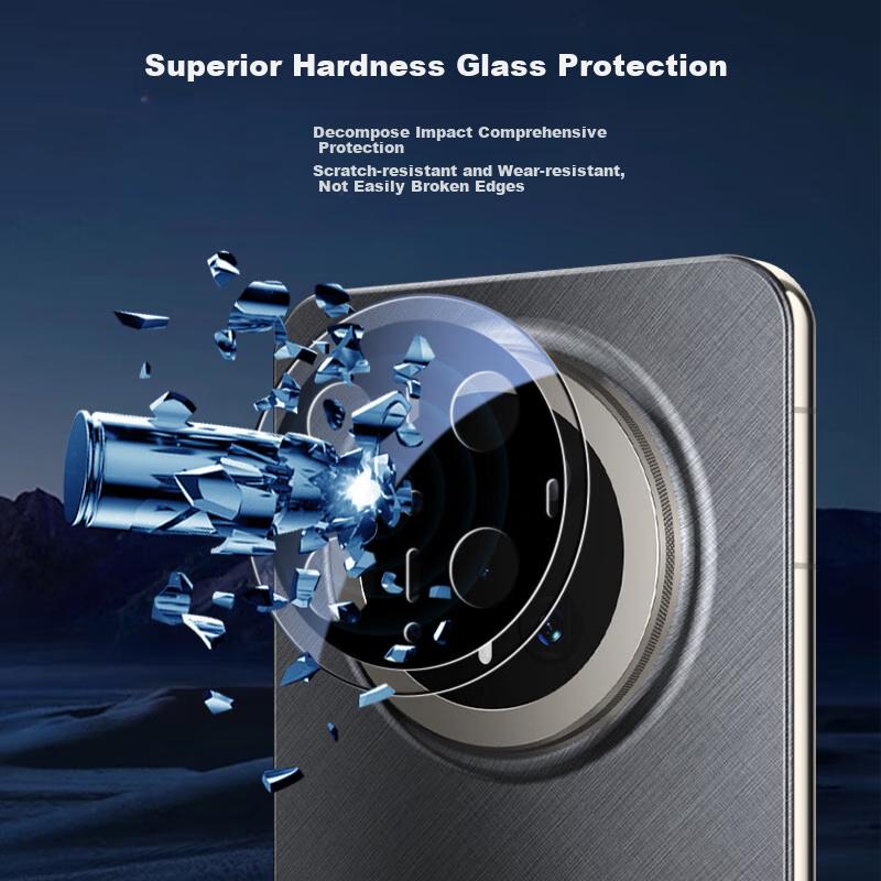 Lens Protector for Huawei Mate70RS Rear Camera, AR Anti-Reflective Automatic Positioning Anti-Scratch Anti-Glare Tempered Glass Film for Master Series
