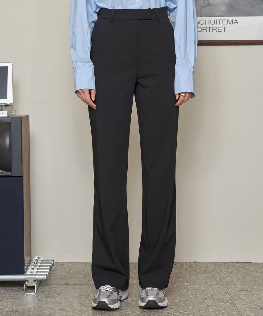 Siyajyu Sipt7023 Long Wide Slacks_Black