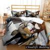 Anime Steins Gate Kurisu Makise Bedding Set Boys Girls Twin Queen Size Duvet Cover Pillowcase Bed Kids Adult Home Textile026